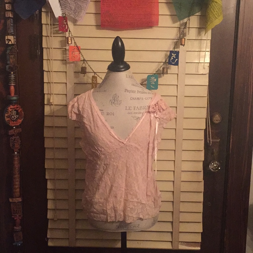 Banana Republic lace blouse